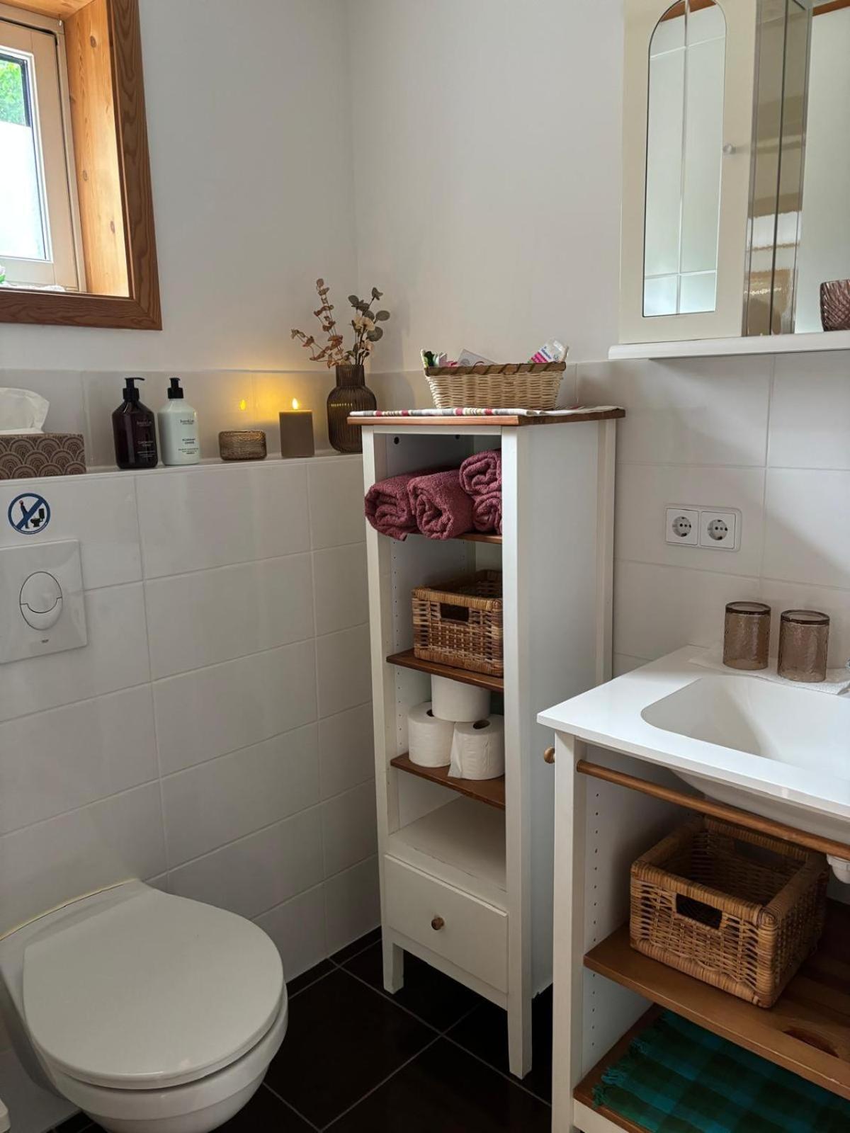 Toms Stuga Ferienwohnung Schoneiche Ngoại thất bức ảnh